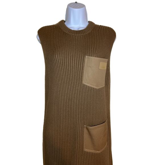 Burberry AUTHENTICATED Cashmere and Cotton Sleeveless Knit Dress Size Small- - Picture 7 of 15